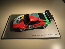 BMW Art Car - Andy Warhol BMW M1 - Very Rare Die Cast Model!