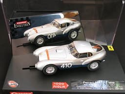 CARRERA BOXED FERRARI 166 / 212 MM No 410 ( MILLE MIGLIA 1951 ) SLOT CAR