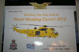 Corgi Aviation Archive AA33420 Model Works Code 3 Sea King Royal Wedding Escort