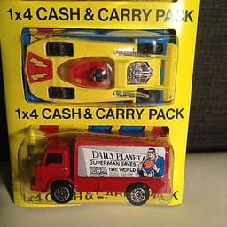 CORGI Junior Carded Rare Blister Set Nos . 50,24,96 Vegas , Superman diecast