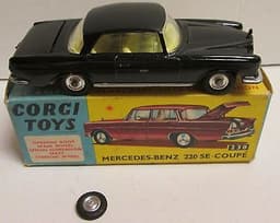 Corgi Toys, 230, Mercedes Benz 220SE Coupe, rare