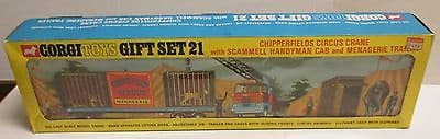 Corgi Toys, Gift Set 21, Chipperfields Circus Set, very rare