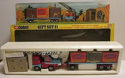 Corgi Toys, Gift Set 21, Chipperfields Circus Set, very rare