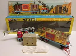 Corgi Toys, Gift Set 21, Chipperfields Circus Set, very rare