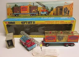 Corgi Toys, Gift Set 21, Chipperfields Circus Set, very rare