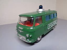 CORGI TOYS No 464 VINTAGE COMMER POLICE VAN DEEP GREEN EXPORT MODEL VERY RARE VG