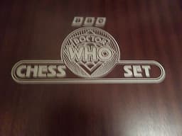 Danbury mint Dr Who chess set