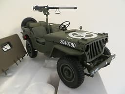 Diecast Danbury mint Jeep WWII mint condition in original packaging
