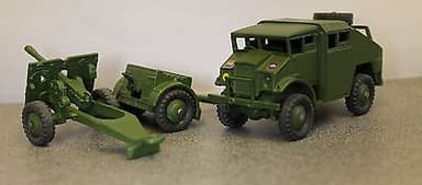 Dinky B & B Militar Kit Chevrolet Field Artillery Tractor Gun & Limber Code 3