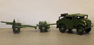Dinky B & B Militar Kit Chevrolet Field Artillery Tractor Gun & Limber Code 3