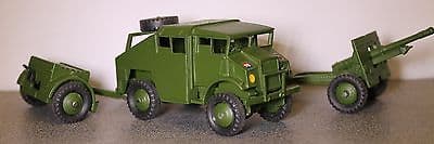 Dinky B & B Militar Kit Chevrolet Field Artillery Tractor Gun & Limber Code 3