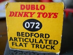 Dinky Dublo Bedford Articulated Flat Truck 072 mint boxed