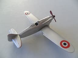 Dinky France aeroplane #61f avion Dewoitine Chasseur rare pre war aircraft