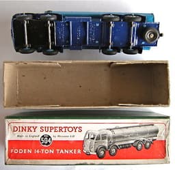 DINKY SUPERTOYS 504 FODEN 14-Ton Tanker - Slightly Chipped Boxed SCB