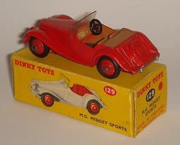 Dinky Toys 129 MG Midget Sports Car US issue NMint VERY SCARCE!