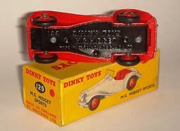 Dinky Toys 129 MG Midget Sports Car US issue NMint VERY SCARCE!