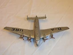 DINKY TOYS. JUNKERS AIR LINER. 62N. PRE-WAR. 1938/41.
