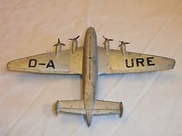 DINKY TOYS. JUNKERS AIR LINER. 62N. PRE-WAR. 1938/41.