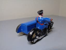 DINKY TOYS No 43b VINTAGE PRE-WAR RAC MOTORCYCLE PATROL VERY RARE VERY GOOD