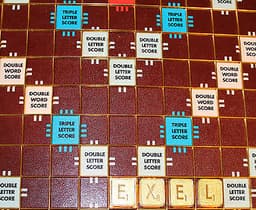 Franklin Mint Scrabble board (complete with all the extras) and Scrabble table