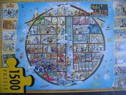 Heye Puzzle 1500 Hugo Prades - Hotel Wolrd NEW SEALED BNIB MINT VERY RARE