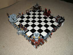 Lego Castle GIANT CHESS SET Troll Wizard Fantasy 852293