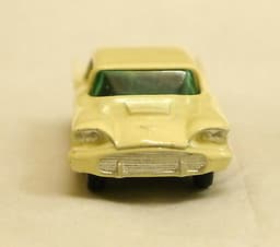 Matchbox Lesney No 75 Ford Thunderbird , Regular Black Plastic Wheels Black Base