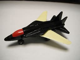 Matchbox Superfast Lesney SF27 Swept Wing Jet in Black & Yellow Preproduction