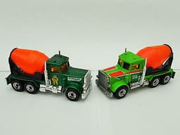Matchbox Superfast No19 PETERBILT CEMENT TRUCK in PRE PRO LIME GREEN !! RARE