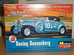 Monogram Dusenberg 1/24 scale slot Car Kit Boxed