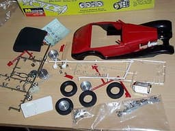 Monogram Mercedes 540-k 1/24 scale slot Car Kit Boxed