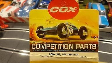 NOS 1/24 Cox Cheeta slot car Body kit New in package #16040 Collector Quality