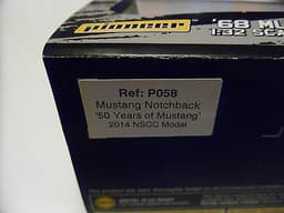 P058 Pioneer Ford Mustang 2014 NSCC Scalextric Car mint boxed ultra rare