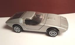 Politoys Export 1:43 Opel CD Show Car Loose Silver No. E21 Italy Nice