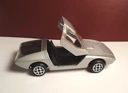 Politoys Export 1:43 Opel CD Show Car Loose Silver No. E21 Italy Nice