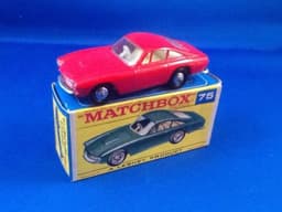 RARE \' RED \' REGULAR WHEELS MATCHBOX 1-75  75b FERRARI BERLINETTA \' RED \'