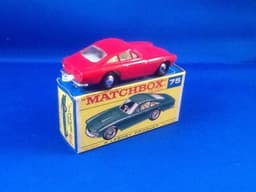 RARE \' RED \' REGULAR WHEELS MATCHBOX 1-75  75b FERRARI BERLINETTA \' RED \'