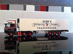 RARE TEKNO COLLECTORS CLUB MODEL IN GIBBS OF FRASERBURGH SCANIA AND FRIDGE