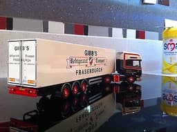 RARE TEKNO COLLECTORS CLUB MODEL IN GIBBS OF FRASERBURGH SCANIA AND FRIDGE