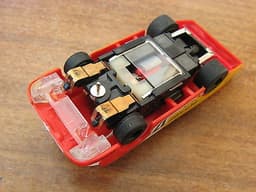 RARE TOMY AURORA AFX HO SCALE SLOT CAR SHELL/DUNLOP PORSCHE 962C LE MANS CAR
