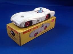 RARE VERSION DINKY 237 MERCEDES RACING CAR Racing No 36 BLACK STICKER