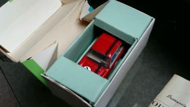 Scalextric exin fiat 850 coupe abarth red boxed excellent condition