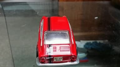 Scalextric exin fiat 850 coupe abarth red boxed excellent condition