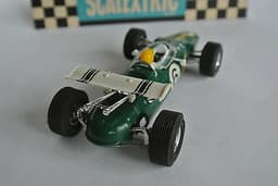 Scalextric "powersledge" INDIANAPOLIS LOTUS C9 Eng .1969 nice Vintage slot car