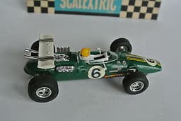 Scalextric "powersledge" INDIANAPOLIS LOTUS C9 Eng .1969 nice Vintage slot car