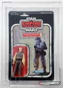 STAR WARS vintage ESB Hoth Trooper Lobot miscard 41 back Kenner AFA 75 RARE