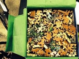 Stave Puzzle 1990 "Road to Burma Shave" 235 pieces original box silhouette? MINT