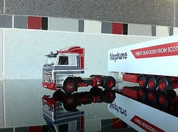 TEKNO HISTORIC COLLECTION NEPTUNE SEAFOODS FROM ABERDEEN SCANIA 142 AND FRIDGE