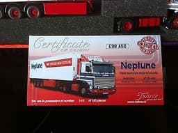 TEKNO HISTORIC COLLECTION NEPTUNE SEAFOODS FROM ABERDEEN SCANIA 142 AND FRIDGE
