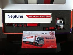 TEKNO HISTORIC COLLECTION NEPTUNE SEAFOODS FROM ABERDEEN SCANIA 142 AND FRIDGE
